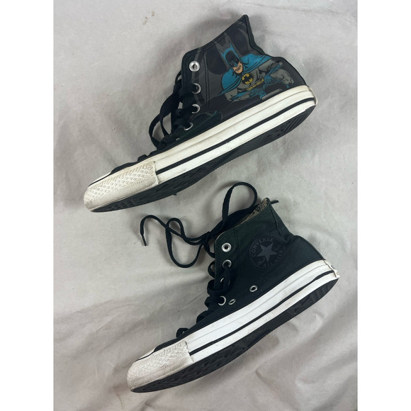 Converse All Star DC Comics Joker Batman Sneakers Hi Tops Womens 7.5 Mens 5.5 - Picture 10 of 15